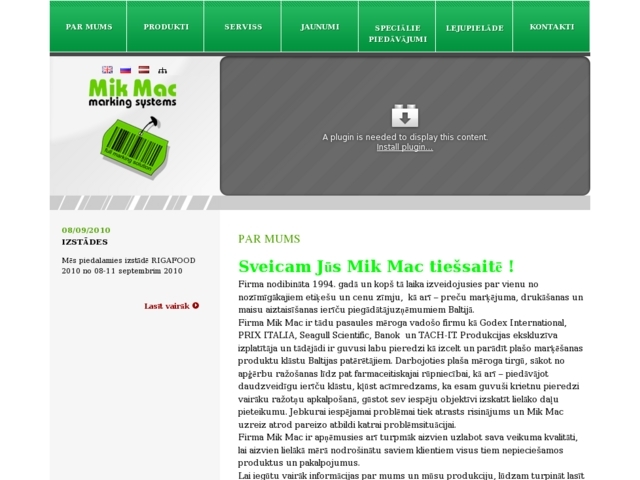 Mik Mac, SIA